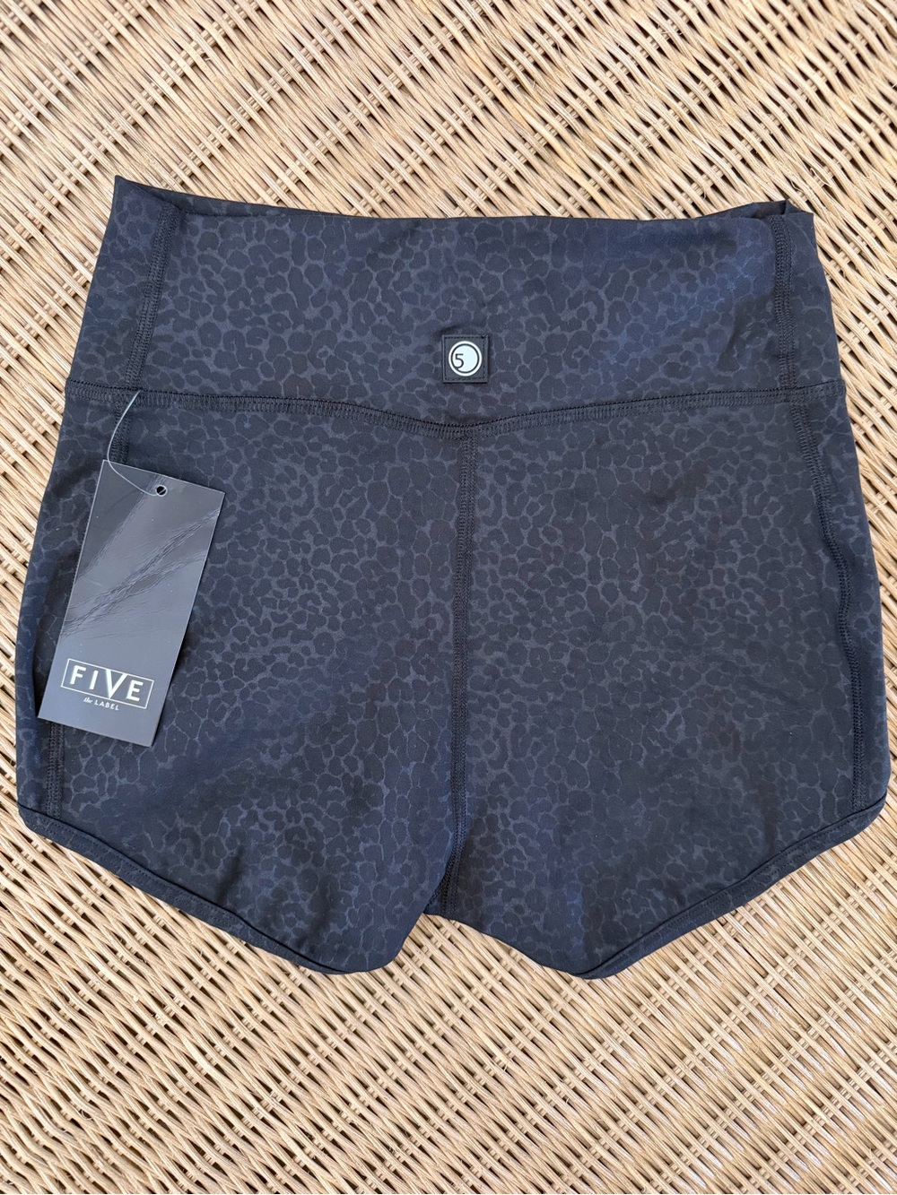 FIVE THE LABEL Leopard Black Shorts - Picture 2 of 6